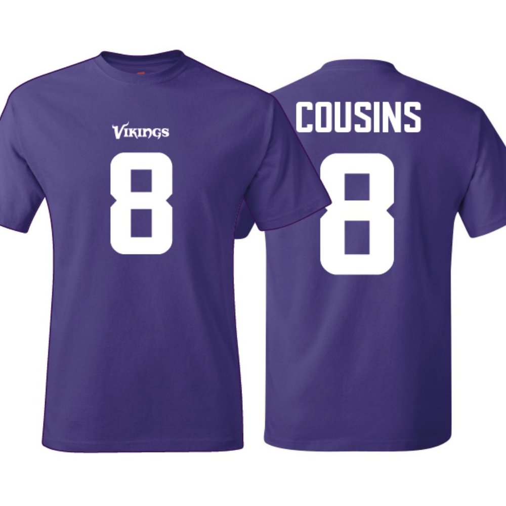 Minnesota Vikings Kirk Cousins Jersey T-Shirt